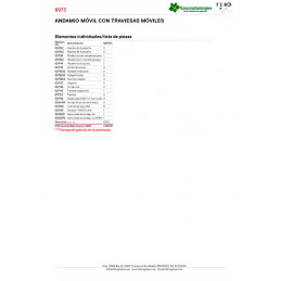 Andamio móvil 8073-04