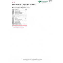 Andamio móvil 8773-07