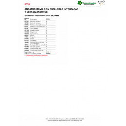 Andamio móvil 8576-04