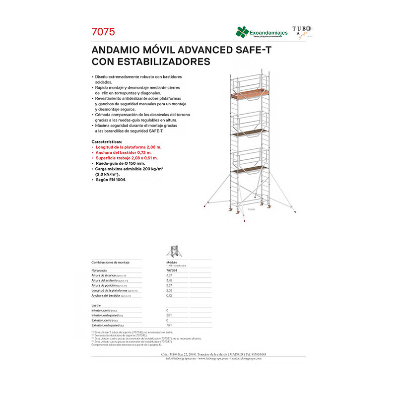 Andamio móvil 7075-04