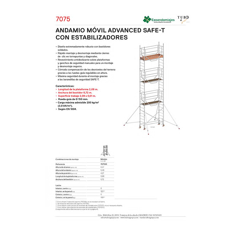 Andamio móvil 7075-06