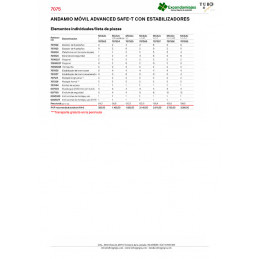 Andamio móvil 7075-08