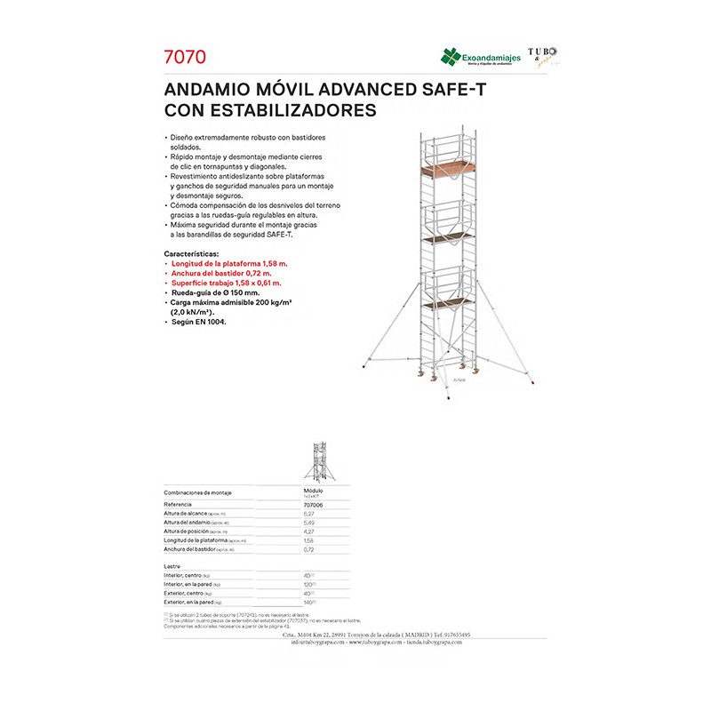 Andamio móvil 7070-06