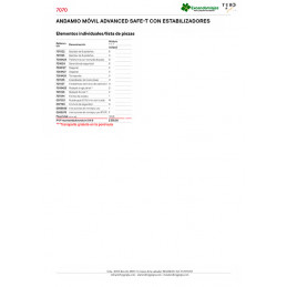 Andamio móvil 7070-07