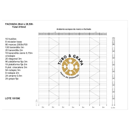 FACHADA 410 M2 Andamio de...