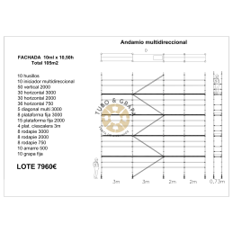 Andamio Multidireccional 105m2