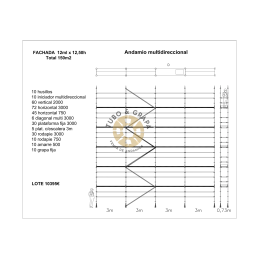 Andamio Multidireccional 150m2