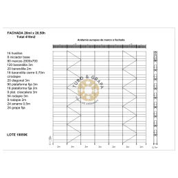 FACHADA 410 M2 Andamio de...